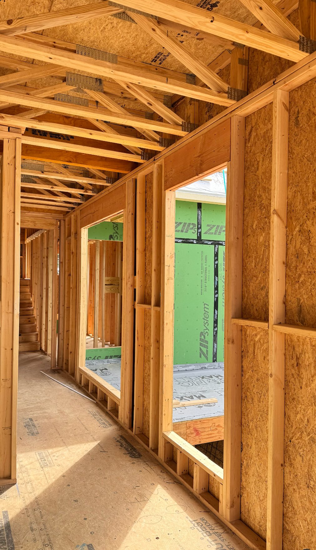 Avivo production-built home under construction